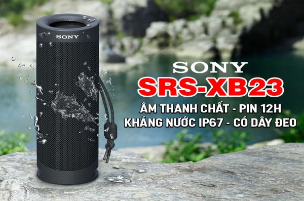 Đánh giá loa Sony SRS-XB23: Thiết kế độc đáo, âm thanh sắc nét, pin khỏe