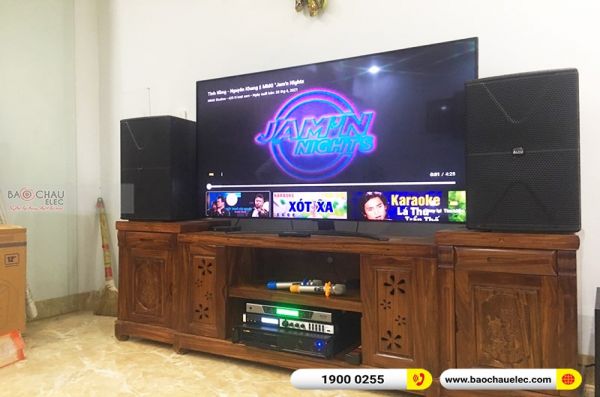 Lắp đặt dàn karaoke anh Bảy tại Hà Nội (Alto AT2000II, VM620A, X6 Luxury, Sub1000 New, UGX12) 