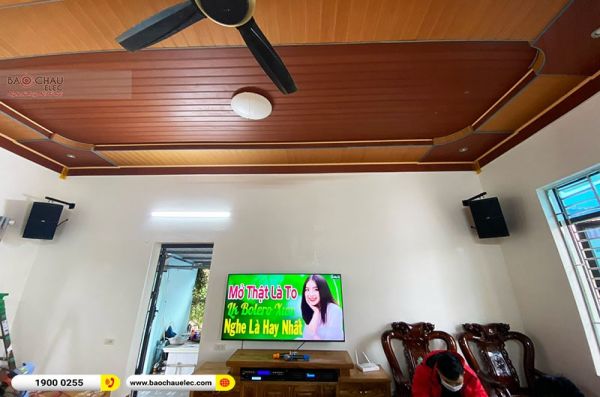 Lắp đặt dàn karaoke anh Duy tại Hải Phòng (Alto AT1000II, BPA-4200, X5 Plus, SW312C, U900 Plus X) 