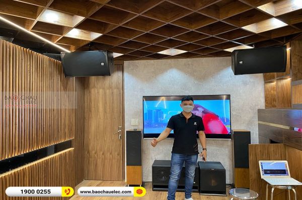 Lắp đặt dàn karaoke anh Huy tại TP HCM (RCF EMAX 3112, VM840A, K9900 II, BJ-W66 Plus, UGX12 Gold,..)