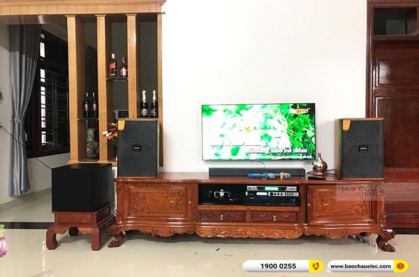 Lắp đặt dàn karaoke anh Long tại Hải Phòng (Domus DK612, VM620A, X6 Luxury, R120SW, UGX12 Luxury) 