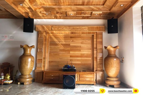 Lắp đặt dàn karaoke anh Phố tại Hải Phòng (BIK BSP 412II, VM620A, KX6, Paramax Sub2000, U900 Plus X)