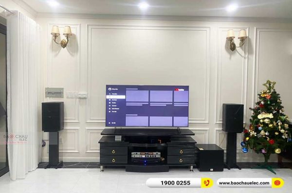 Lắp đặt dàn karaoke anh Phú tại TP HCM (Alto AT1000II, APP MZ46, BKSound KX6, SW312-B, KMS-888A)