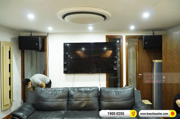Lắp đặt dàn karaoke anh Thắng tại Hà Nội (RCF CMAX 4112, Xli3500, K9900II, SPL-120, Lenovo KX650) 