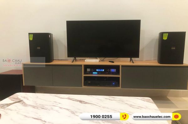 Lắp đặt dàn karaoke anh Thông tại Đà Nẵng (Domus DP6100, VM620A, BPR-6000, SW612C, BJ-U500) 