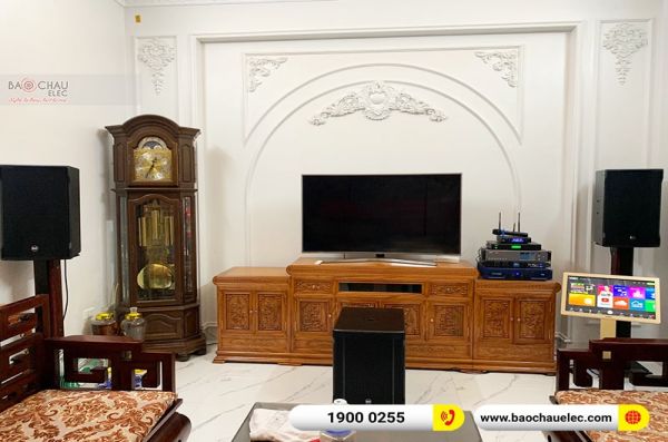 Lắp đặt dàn karaoke anh Tuấn tại Hà Nam (RCF CMAX 4112, Crown T10, K9900II, 705-AS II, VM300,...)