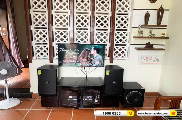 Lắp đặt dàn karaoke anh Vũ tại Hội An (Domus DP6120, APP MZ66, X6 Luxury, Sub1000, BJ-U500)