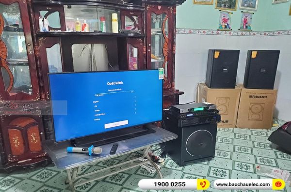 Lắp đặt dàn karaoke chị Diệu tại Vĩnh Long (Domus DK612S, VM620A, BPR-8500, Sub1000 New, UGX12) 