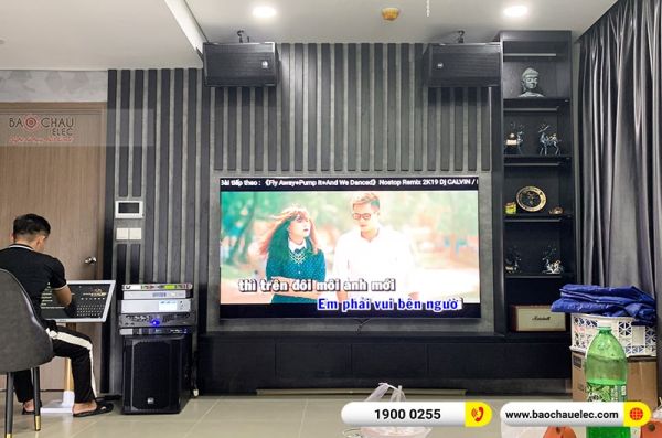 Lắp đặt dàn karaoke chị Tâm tại TP HCM (RCF CMAX 4110, IPS 2700, K9900II, 702AS-II, VIP6000,...)
