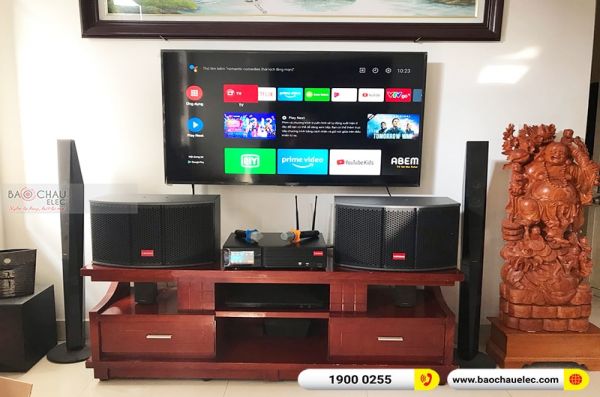Lắp đặt dàn karaoke gia đình anh Chiến tại Hải Phòng (Lenovo K250, Lenovo KS250) 