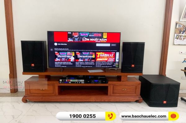 Lắp đặt dàn karaoke gia đình anh Đại tại Hà Nội (JBL CV1570, TD8004, KX180, CV18S, VM200,...)