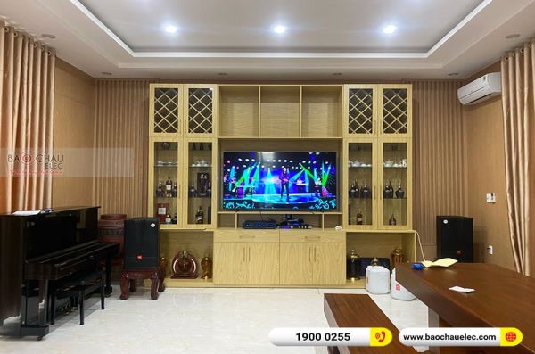 Lắp đặt dàn karaoke gia đình anh Hải tại Vũng Tàu (JBL CV1570, Crown T10, KX180, A120P, VM200) 