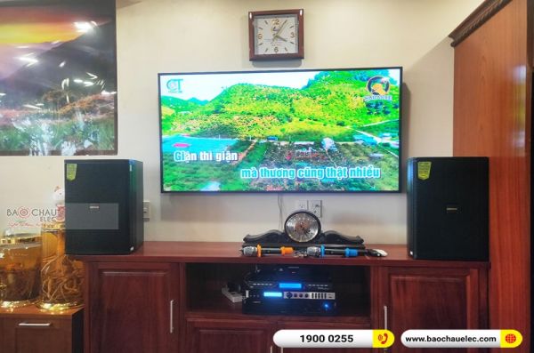 Lắp đặt dàn karaoke gia đình anh Nam tại Hà Nội (Domus DP6120, VM620A, X6 Luxury, U900 Plus X) 