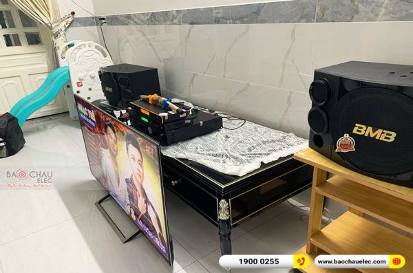 Lắp đặt dàn karaoke gia đình anh Thái tại TP HCM (BMB 312SE, VM620A, BPR-5600, Sub2000, UGX12 Gold)