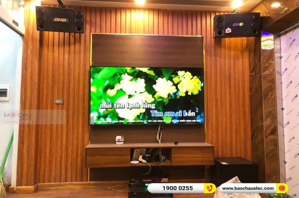 Lắp đặt dàn karaoke gia đình anh Vĩnh tại Hà Nội (BMB 880SE, VM620A, BPR-5600, SW312B, BJ-U600) 