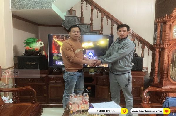 Lắp đặt dàn karaoke gia đình chị Nhâm tại Thanh Hóa (BIK BJ-S886, BKSound DP3600, BCE U900 Plus X)