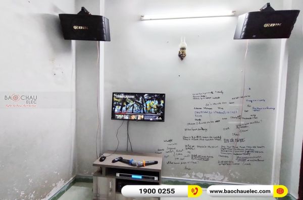 Lắp đặt dàn karaoke gia đình chị Thảo tại TP HCM (BIK BJ-S668, BIK BJ-A88, Lenovo KX850)
