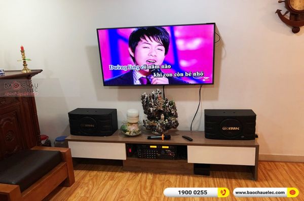 Lắp đặt dàn karaoke gia đình chú Hải tại Hà Nội (BIK BJ-S668, Jarguagr PA303 Gold, U900 Plus Ver 2) 
