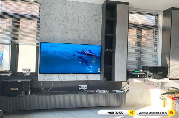 Lắp đặt dàn karaoke gia đình chú Học tại TP HCM (BMB 312SE, VM620A, X6 Luxury, UGX12 Luxury) 