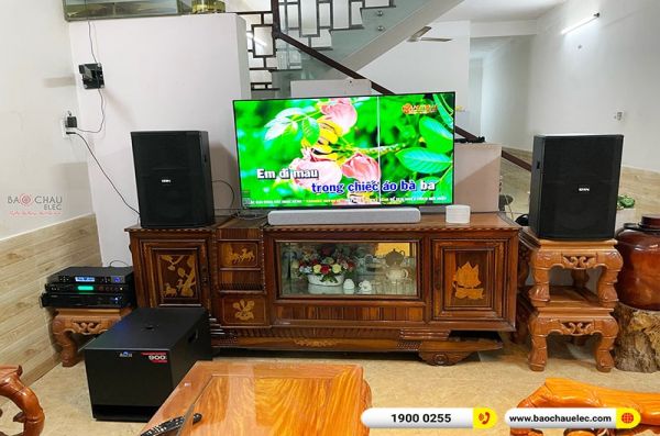Lắp đặt dàn karaoke gia đình chú Thời tại Quảng Nam (BIK BSP 412, VM620A, BPR-5600, TX212S, BJ-U500)