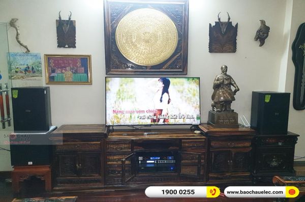 Lắp đặt dàn karaoke gia đình cô Hiền tại Hà Nội (Domus DP6120, VM620A, X6 Luxury, SW312B, BJ-U500) 