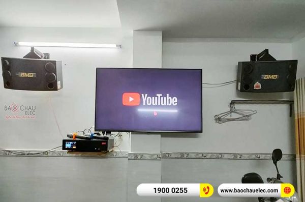 Lắp đặt dàn karaoke gia đình cô Thảo tại TP HCM (BMB 880SE, Lenovo K750)