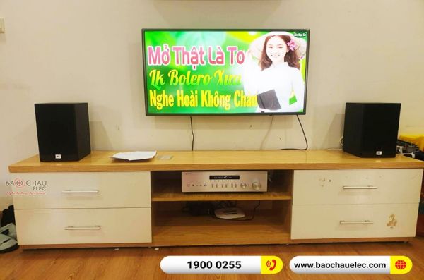 Lắp đặt dàn nghe nhạc anh Giang tại Hà Nội (JBL Stage A130, Yamaha R-N402)