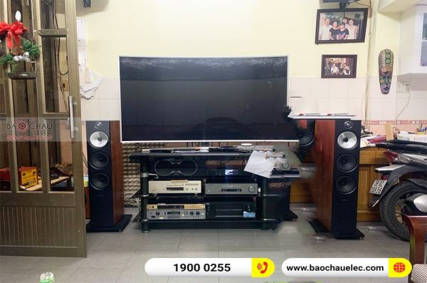 Lắp đặt dàn nghe nhạc anh Thái tại TP HCM (BW 603 S2, Cambridge CXA 81, Cocktail Audio N25)