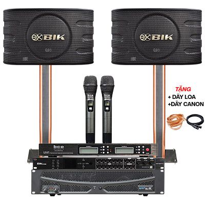 Dàn karaoke gia đình BIK 38 (BIK BJ S668, APP MZ46, BKSound 9000 Plus, BCE U900 Plus)