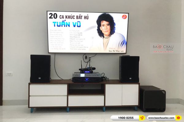 Lắp đặt dàn karaoke anh Bình tại Hà Nội (RCF CMAX 4110, Crown Xli2500, K9800 New 2020, HTS10, VM300)