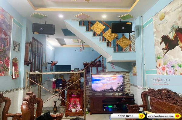 Lắp đặt dàn karaoke anh Đông tại TPHCM (JBL XS12, Crown Xli2500, KX180, BKsound SW715, BCE UGX12)