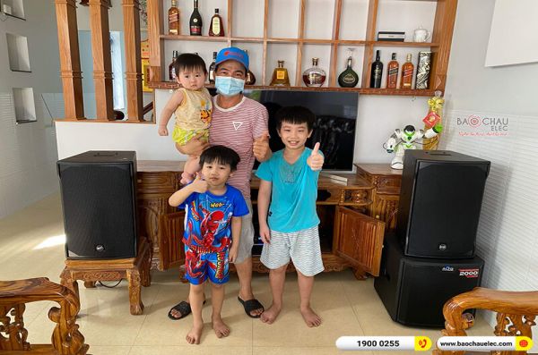 Lắp đặt dàn karaoke anh Dũng tại Đồng Nai (RCF EMAX 3112, Famousound 7208, BPR-8500, TS312S, VM300)
