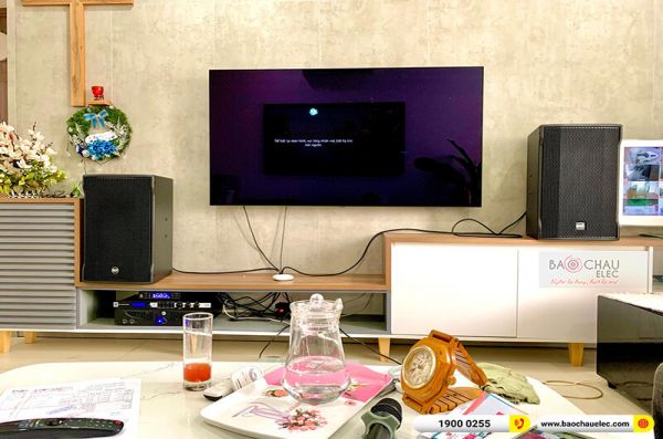 Lắp đặt dàn karaoke anh Hiếu tại TPHCM (RCF CMAX 4112, RCF IPS 3700, JBL KX180, JBL VM300)