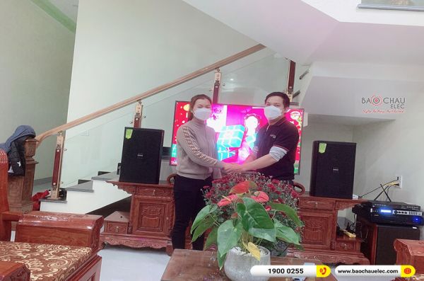 Lắp đặt dàn karaoke anh Kiên tại Thanh Hóa (Domus DP6120, VM620A, X6 Luxury, B&W 604 8No, U900PlusX)