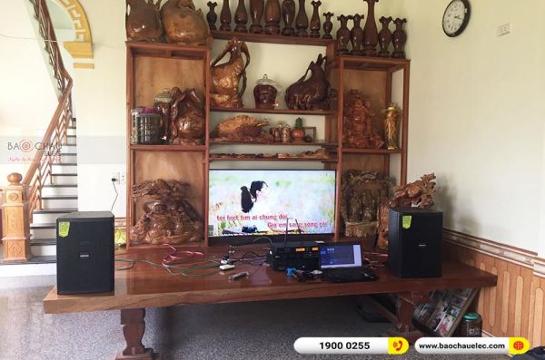 Lắp đặt dàn karaoke anh Kính tại Thanh Hóa (Domus DP6100, APP MZ-46, DSP-9000 Plus, U900 Plus Ver 2)