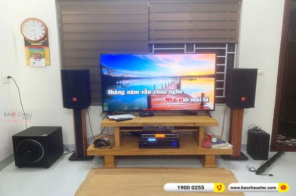 Lắp đặt dàn karaoke anh Minh tại Thanh Hóa (JBL CV1070, VM620A, X5 Plus, Sub1000 New, UGX12 Gold,..)
