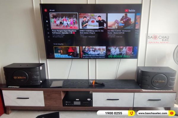 Lắp đặt dàn karaoke anh Phát tại TPHCM (BIK BJ-S668, BKsound DKA 5500, BKsound SW312-C)