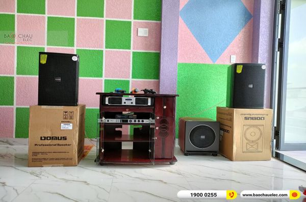 Lắp đặt dàn karaoke anh Thuận tại TPHCM (Domus DP6120, Lenovo KX850, BKsound KX6, MK Sub30, BJ-U100)