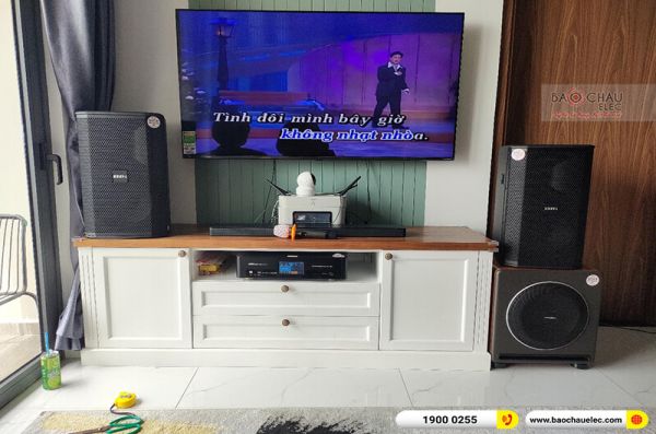 Lắp đặt dàn karaoke anh Trung tại TPHCM (BIK BSP 410II, BKSound DKA 8500, Paramax MK-SUB30)