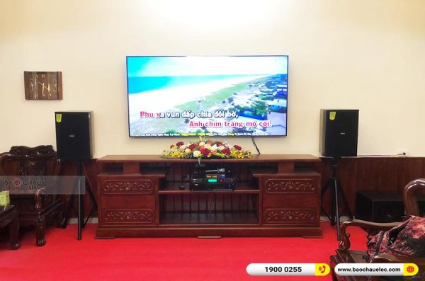 Lắp đặt dàn karaoke anh Tuyến tại Hà Nội (Domus DP6120, VM630A, BRP-5600, BJ-W66 Plus, BJ-U100) 