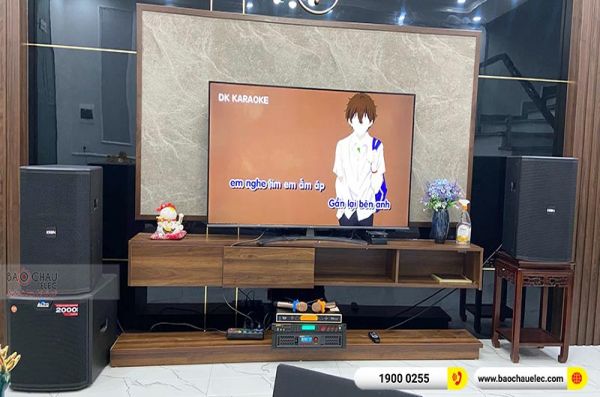 Lắp đặt dàn karaoke chị Hà tại Hải Phòng (BIK BSP 412II, BPA-6200, BPR-5000, TS312S, UGX12 Gold)