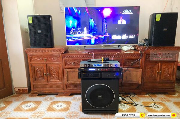 Lắp đặt dàn karaoke chị Hiền tại Hà Nội (Domus DP6100, BIK VM620A, BPR-5600, Sub1000 New, BJ-U500)