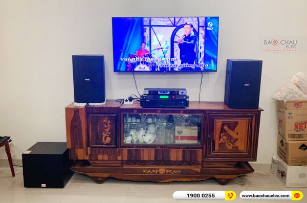 Lắp đặt dàn karaoke chị Hồng tại Đà Nẵng (BIK BSP 410, VM620A, BPR-5600, SW312-B, BIK BJ-U500)