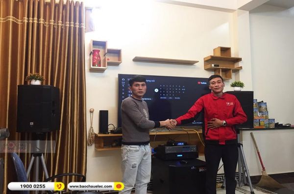 Lắp đặt dàn karaoke chị Thúy tại Thanh Hóa (JBL PRX 412M, BPA-8200, K9900II, TS315S, JBL VM300) 