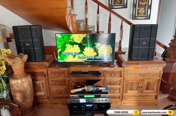 Lắp đặt dàn karaoke gia đình anh Đô tại Thanh Hóa (BIK KSP-8012, TD8004, K9800 New, TS312S, UGX12)