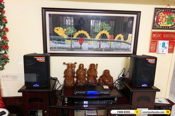 Lắp đặt dàn karaoke gia đình anh Hà tại Đà Nẵng (Alto TX308, DSP9000 Plus, BCE U900 Plus X)
