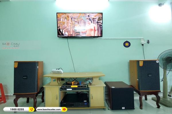Lắp đặt dàn karaoke gia đình anh Khải tại Cần Thơ (Domus DK612, VM620A, X5 Plus, SW512C, UGX12 Gold)