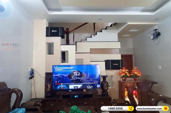 Lắp đặt dàn karaoke gia đình anh Khiêm tại Cần Thơ (BIK BJ-S968, BKSound DKA 6500, SW312B) 