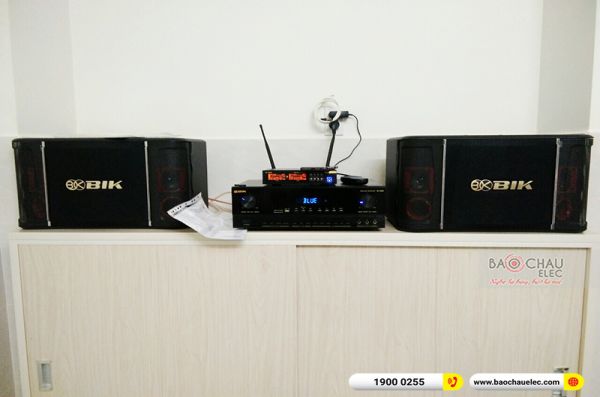 Lắp đặt dàn karaoke gia đình anh Khoa tại TPHCM (BIK BJ-S768, BIK BJ-A88, BIK BJ-U100)