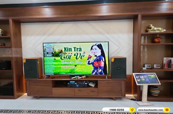 Lắp đặt dàn karaoke gia đình anh Mạnh tại Hà Nội (Domus DK612, Xli2500, KX180, SW815, BJ-U550,...) 